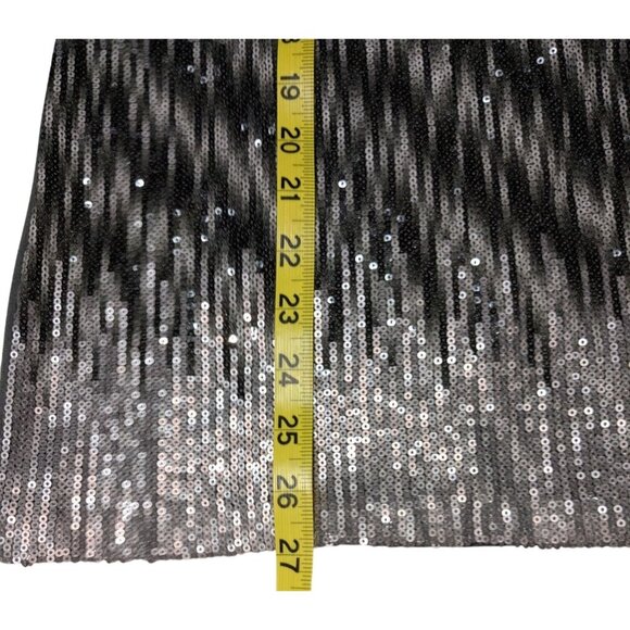 Calvin Klein XL Gray Silver Sequined Tank Top Party Holiday Christmas - Picture 9 of 10